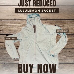 ***JUST REDUCED FOR CHRISTMAS DAY***
Light Blue Hooded Lululemon Jacket